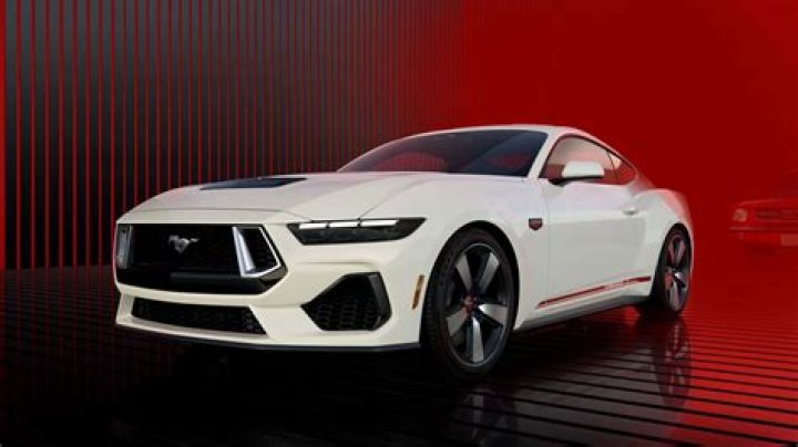 What colors did the 50th anniversary Mustang come in?