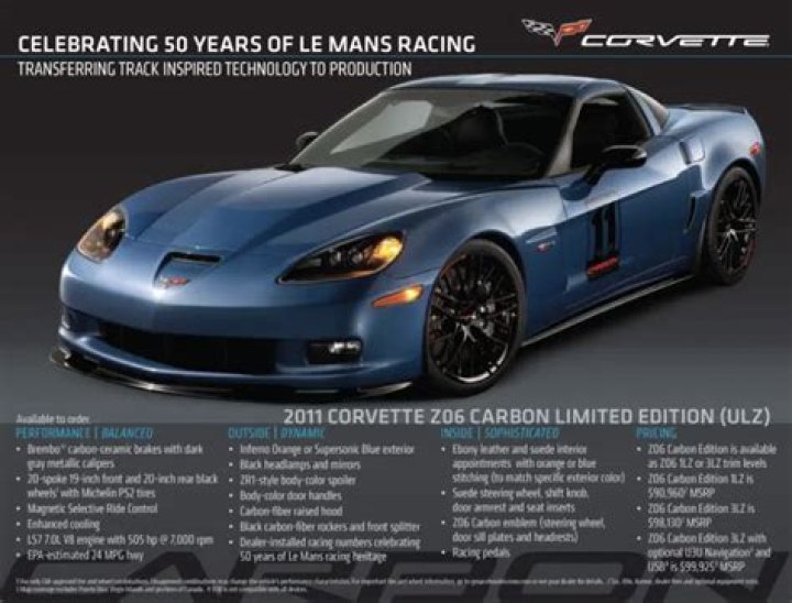 What colors were available on a 2013 Corvette?