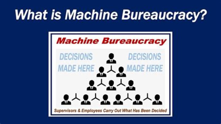 What companies use machine bureaucracy?