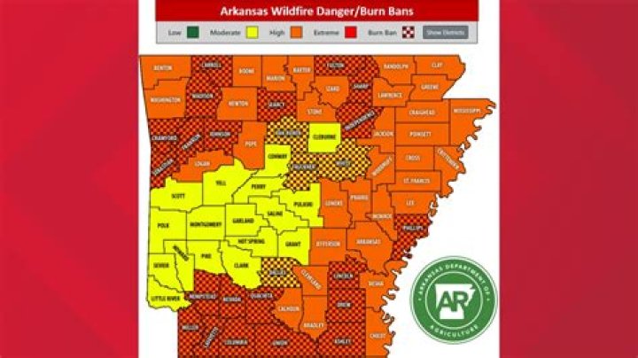 What counties in Iowa have a burning ban?