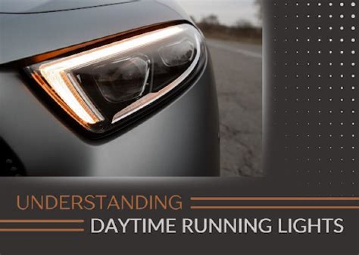 What counts as daytime running lights?