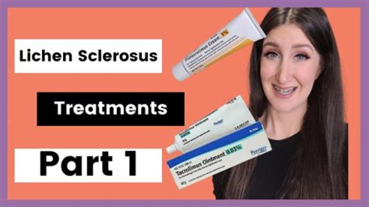 What cream is best for lichen sclerosus?