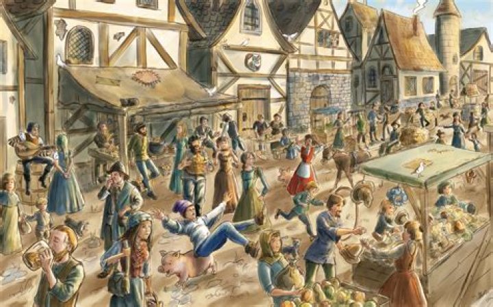 What dice games were played in medieval times?