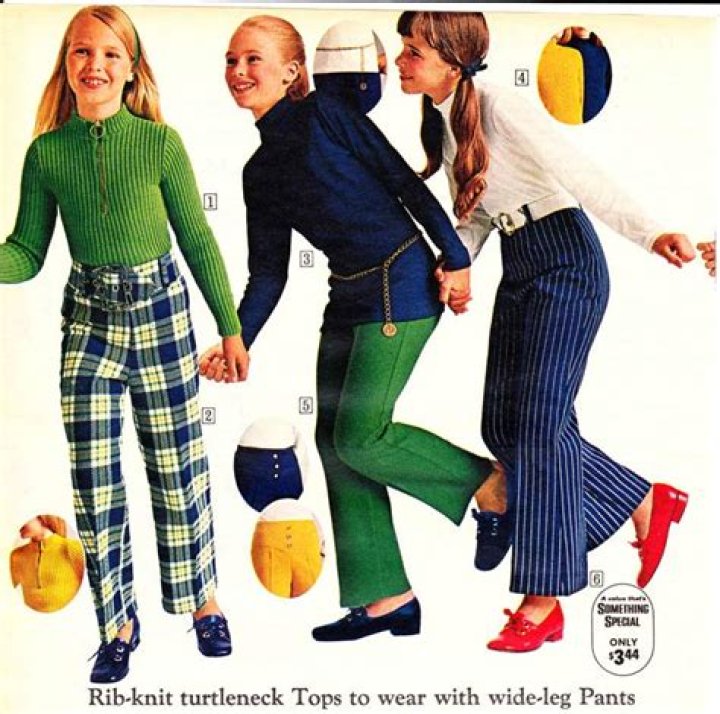 What did 1970 girls wear?
