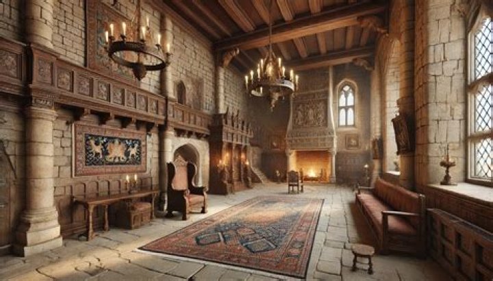 What did a castle look like inside?