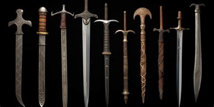 What did Anglo-Saxons use as weapons?