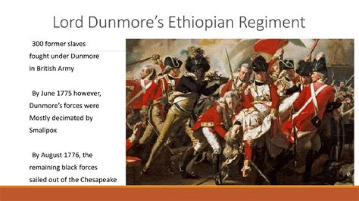 What did Lord Dunmore do in the revolution?