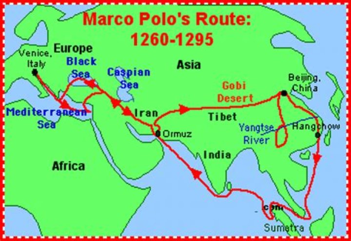 What did Marco Polo discover in Europe?