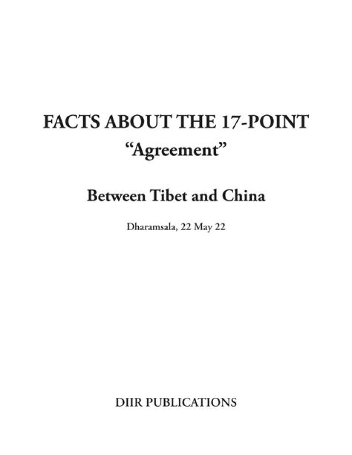 What did the 17 point agreement say?