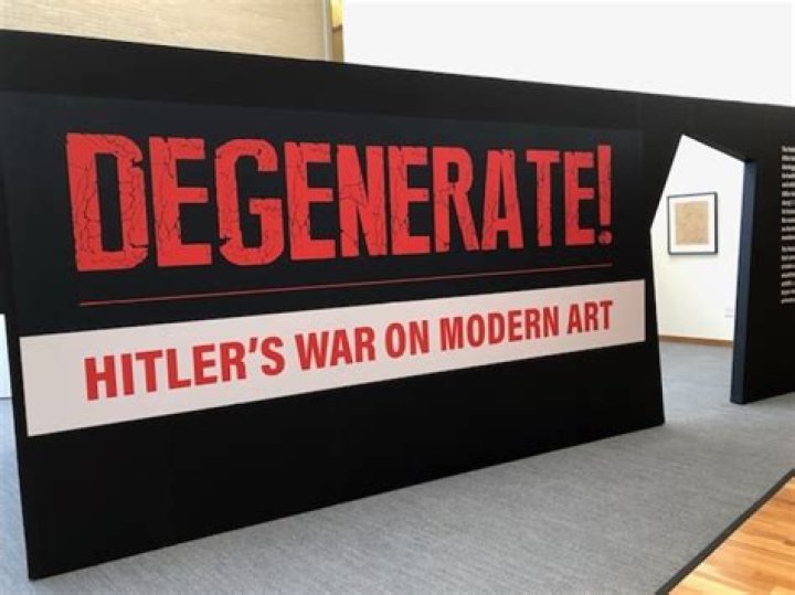 What did the Nazis considered degenerate art?