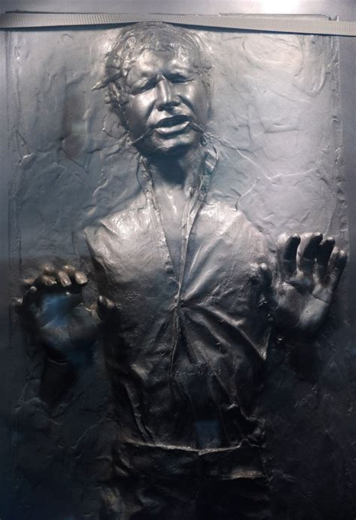 What did they freeze Han Solo in?