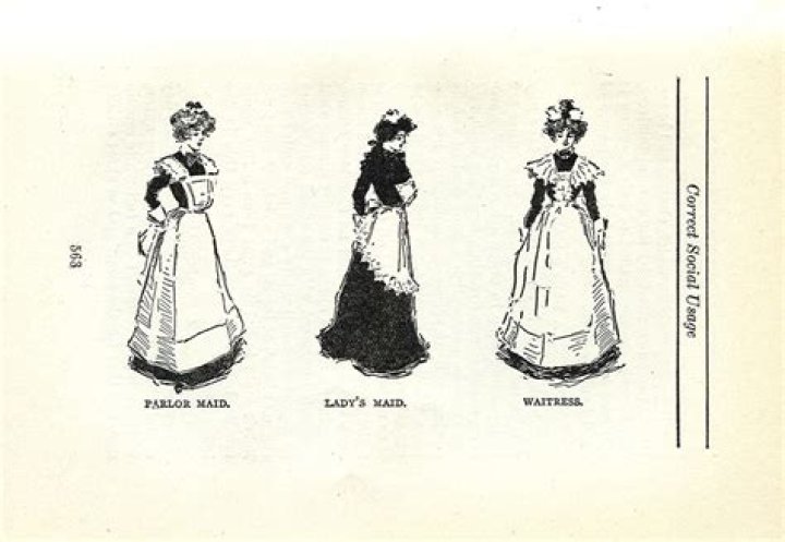 What did victorian maids wear?