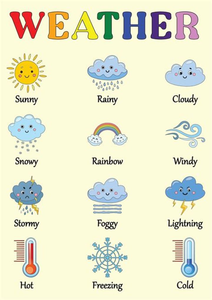 What different types of weather are there?