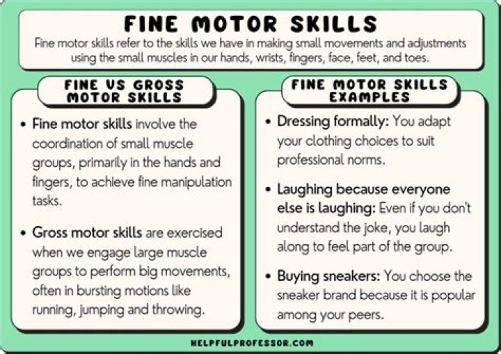 What disorders affect fine motor skills?