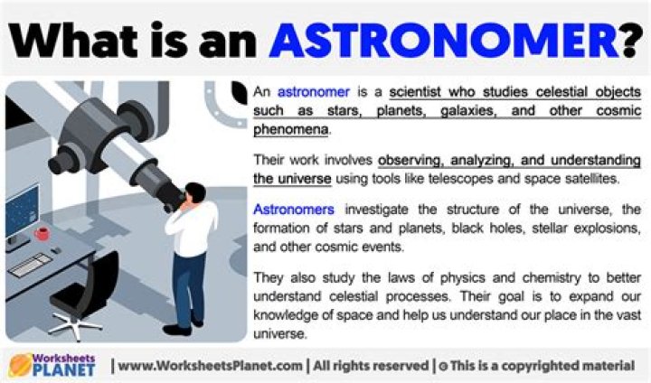 What do astronomers do?
