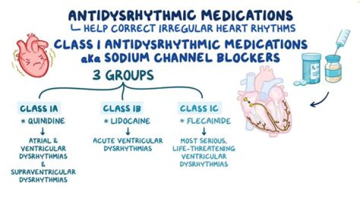 What do Class 1 antiarrhythmic drugs do?