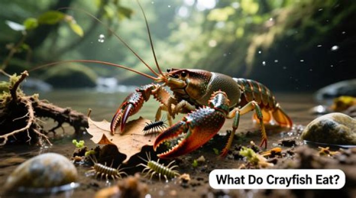 What do crayfish eat UK?