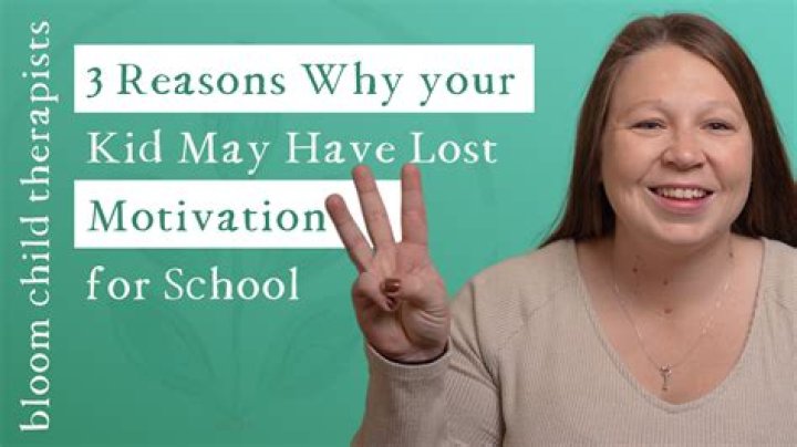 What do I do if I lost motivation for school?
