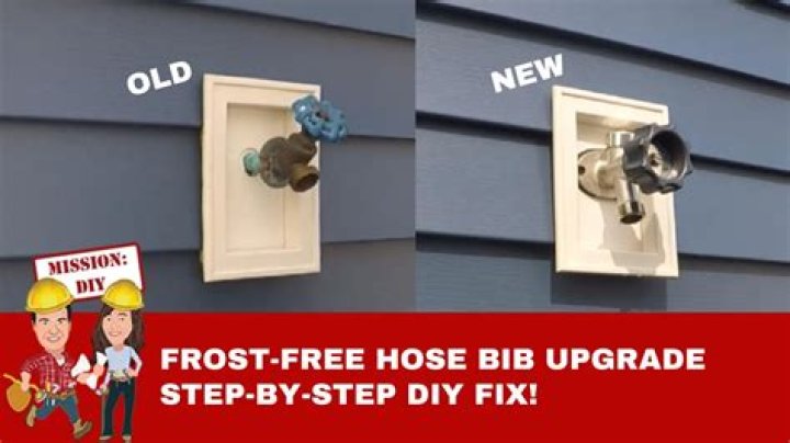 What do I do if my hose bib is frozen?