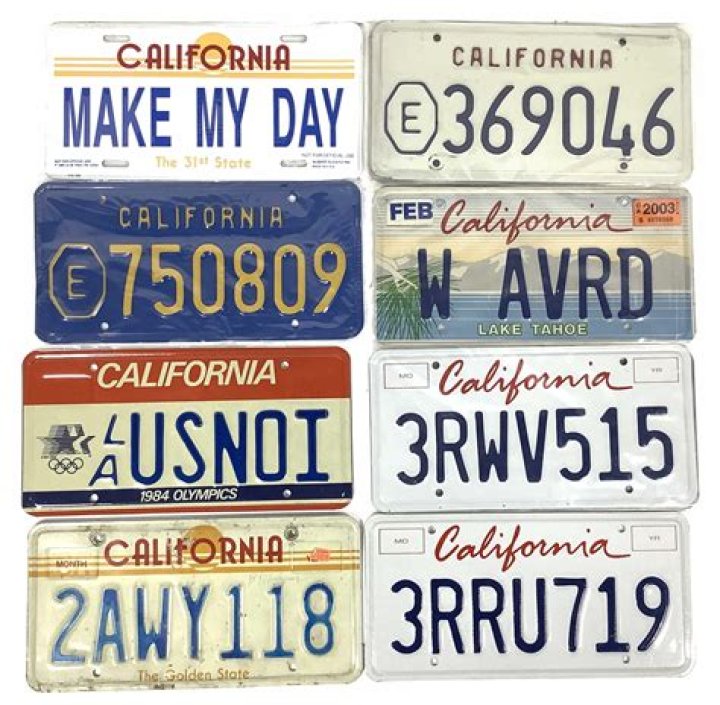 What do I do with my old California license plates?
