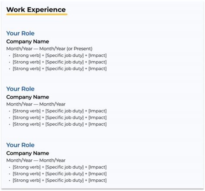 What do I put for work experience on a job application if I have none?