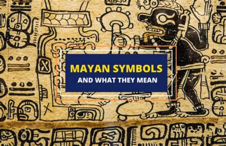 What do Mayan symbols symbolize?