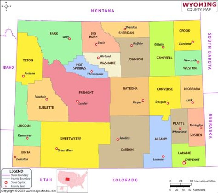 What do most people do in Wyoming?