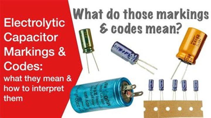 What do the letters on capacitors mean?