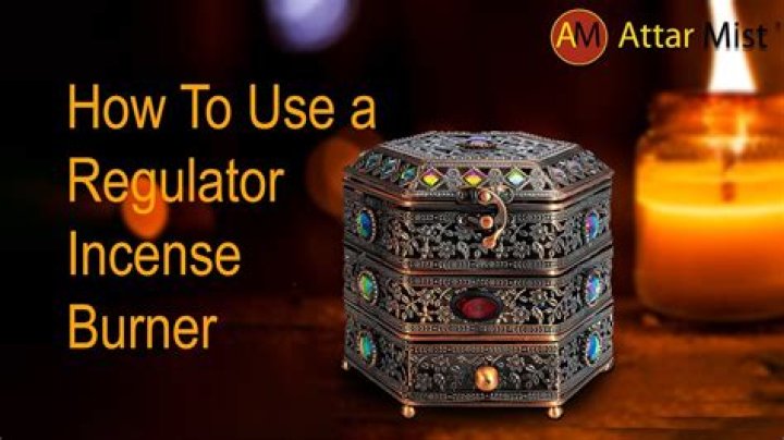 What do you burn powder incense in?