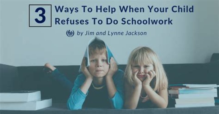 What do you do when your child refuses to do school work?