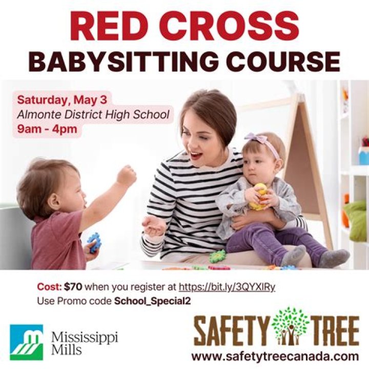 What do you learn in the Red Cross babysitting course?