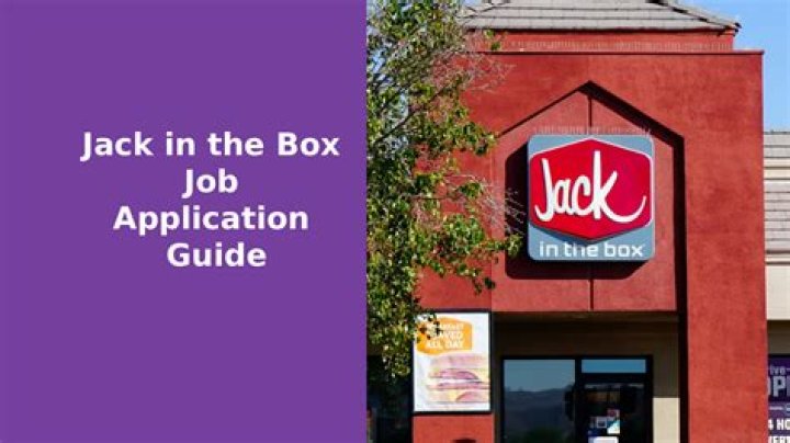 What do you need to work at Jack in the Box?