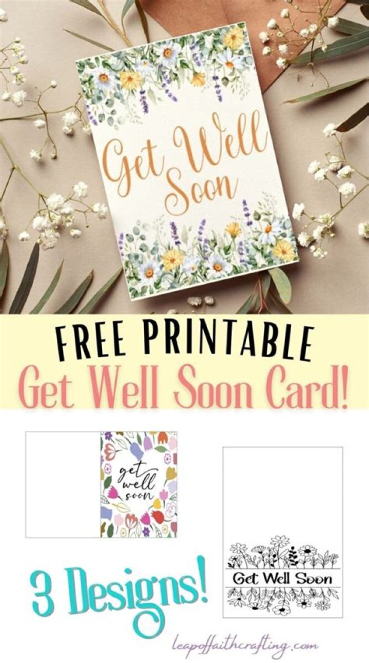 What do you say on a get well card?