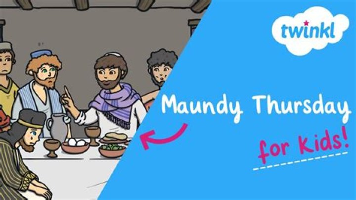 What do you say on Maundy Thursday?