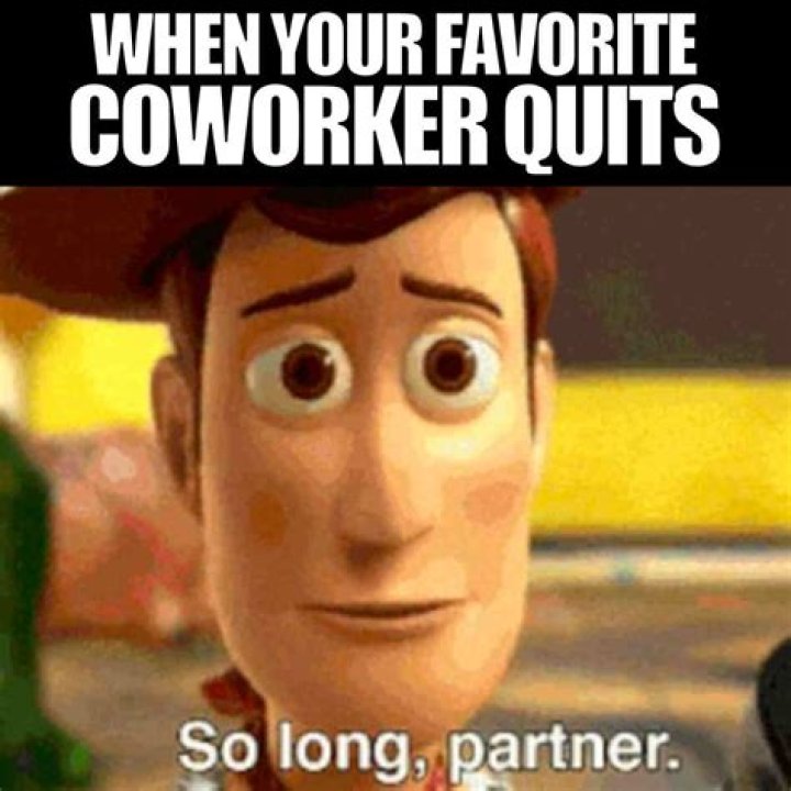 What do you say when someone is leaving the office?