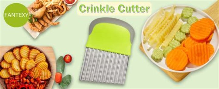 What do you use a crinkle cutter for?