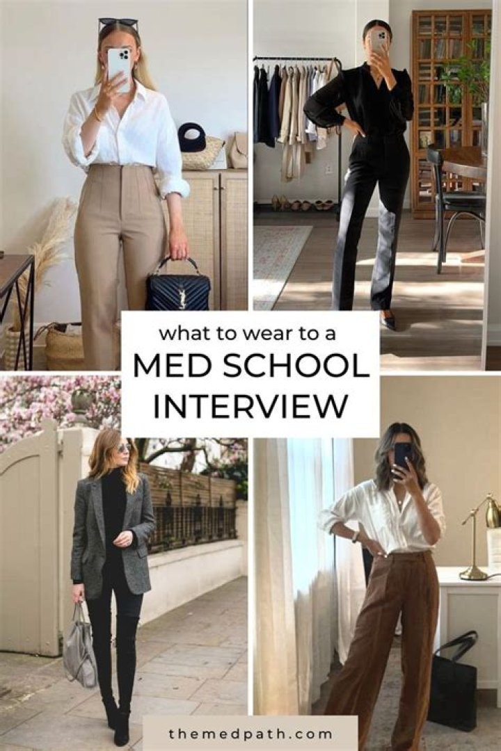 What do you wear to a zoom medical school interview?