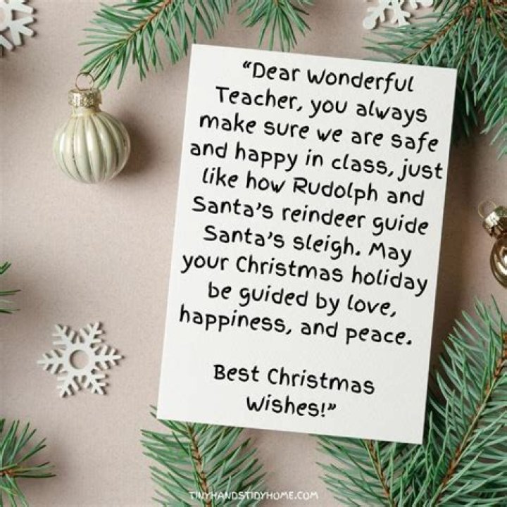 What do you write in a short Christmas card?
