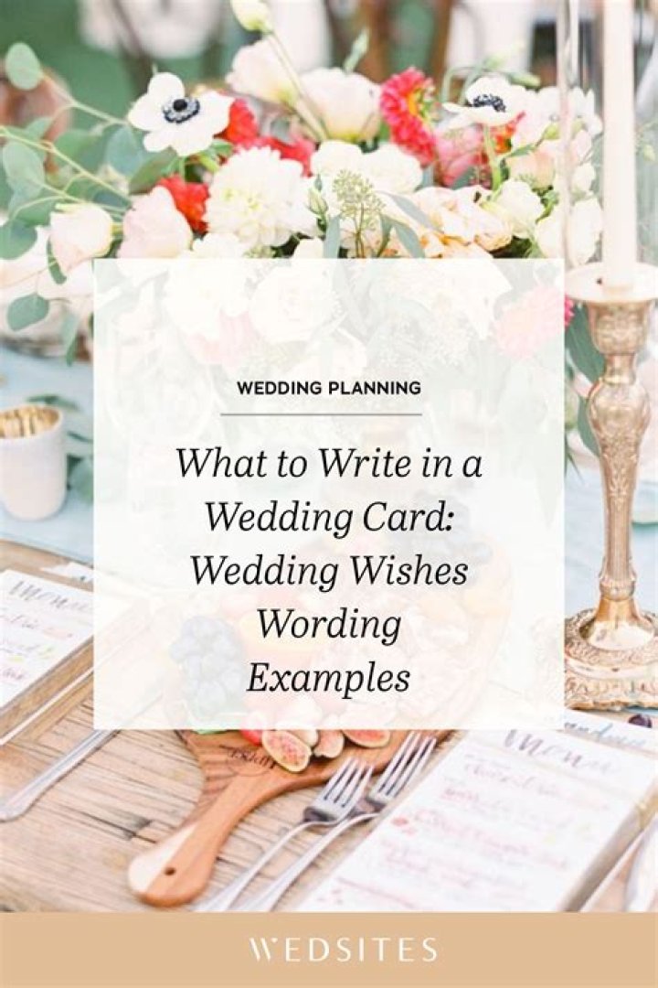 What do you write on a wedding welcome note?