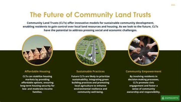 What does a community land trust do?