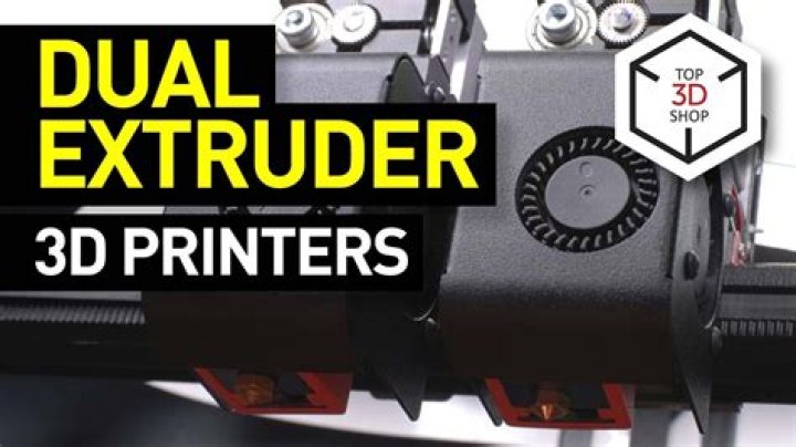 What does a dual extruder allow the printer to do?