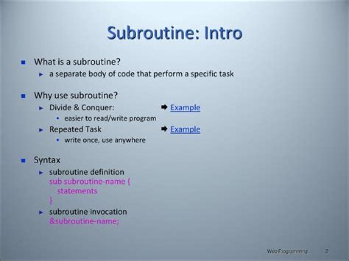 What does a Fortran subroutine return?