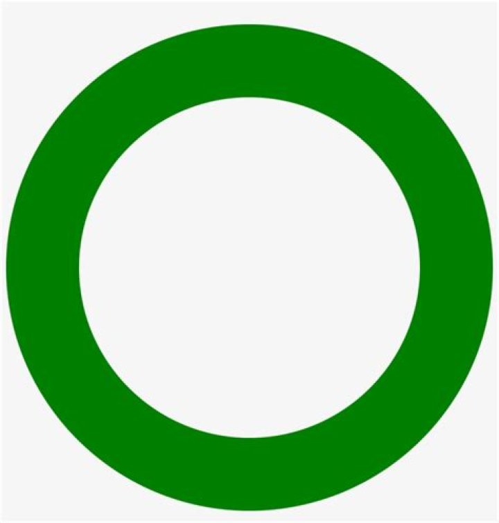 What does a green circle road sign mean?