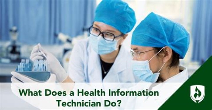 What does a health information technician do?