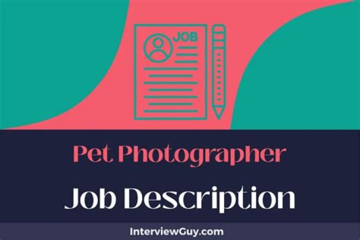 What does a pet photographer do?