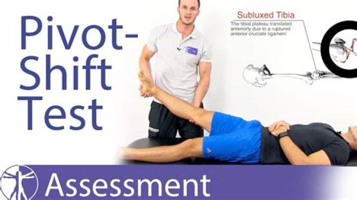 What does a positive pivot shift test mean?