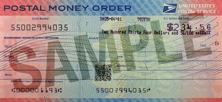 What does a real USPS money order look like?