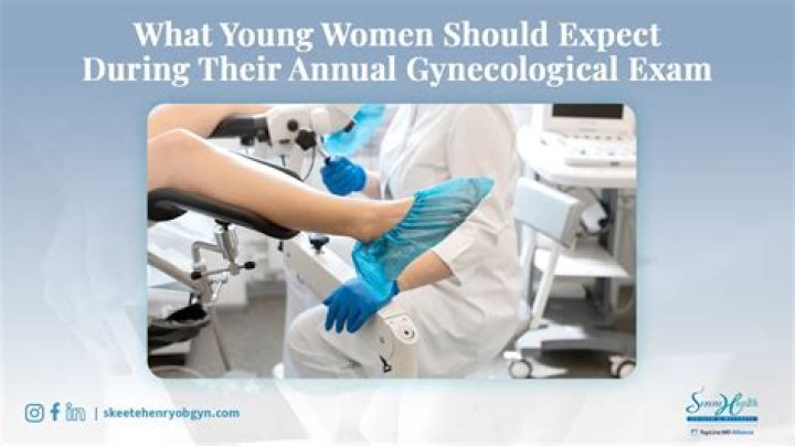 What does a routine gynecological exam consist of?