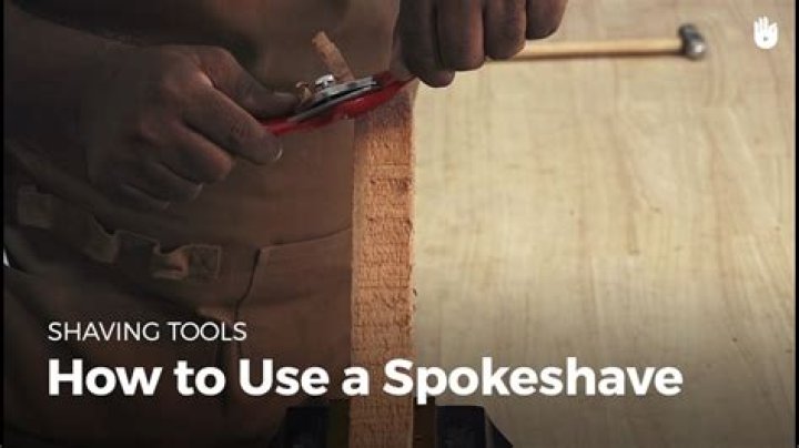 What does a spoke shave do?