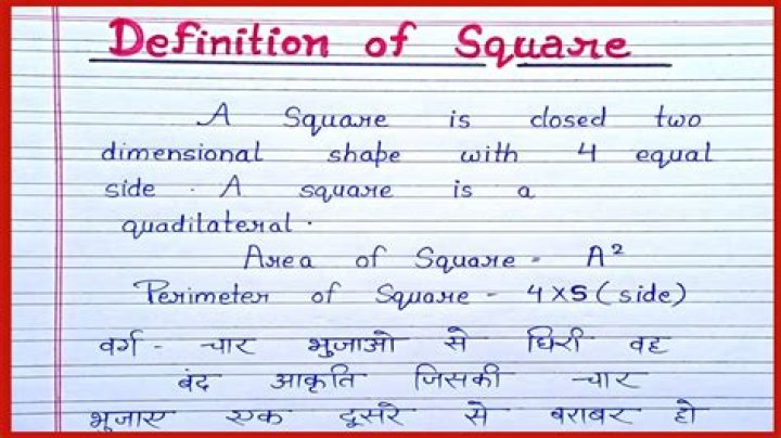 What does a square mean in slang?